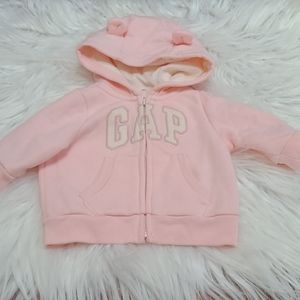 Babygap girl hooded sweaters- 0-3mths
